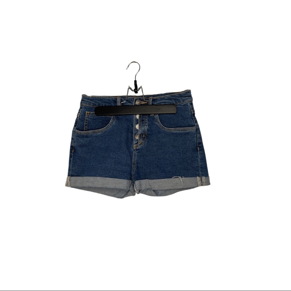 We Steal the Moon Women's High Waisted Button Up
Jean Short Size 27